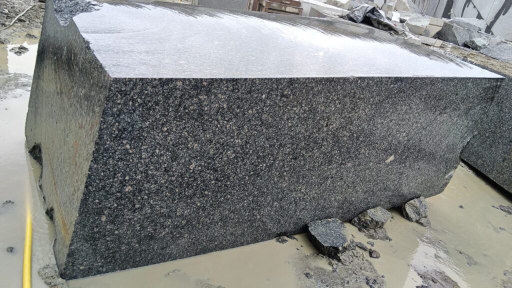 Coin Black Granite Block