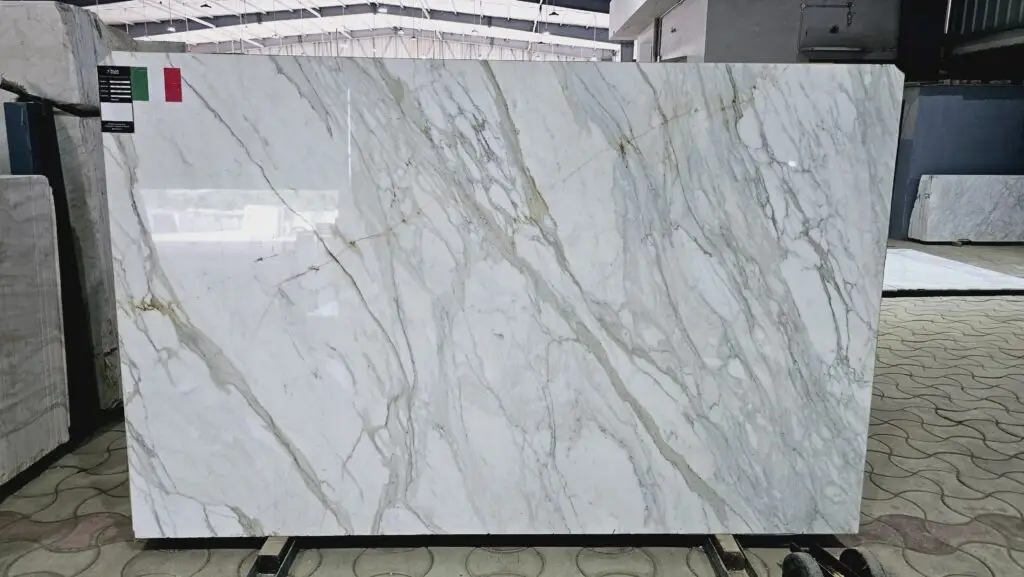 calacatta marble k white